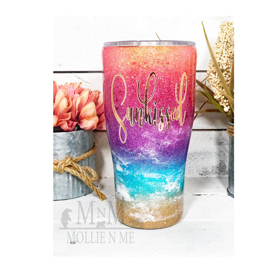 Sunkissed Beach Custom Tumbler