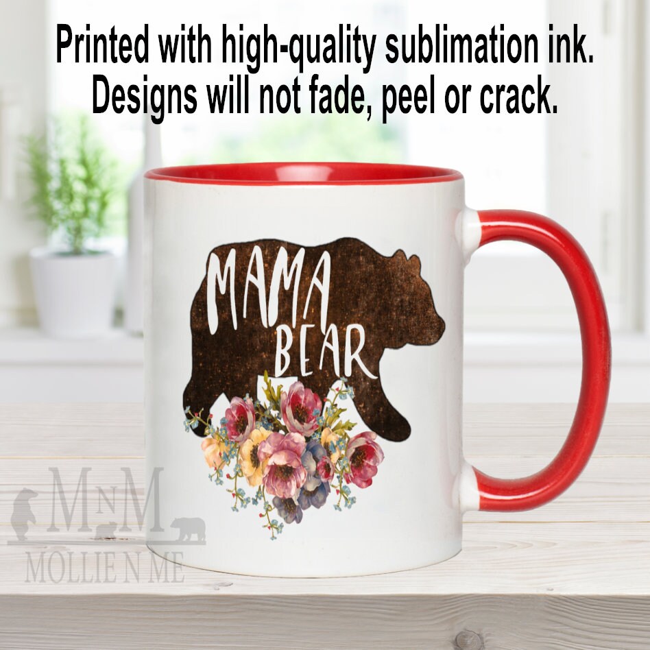 Mama Bear Ceramic 15oz Mug