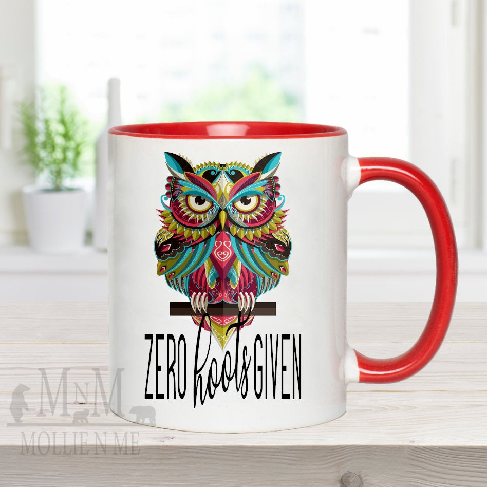 Zero Hoots Given 15oz Ceramic Mug
