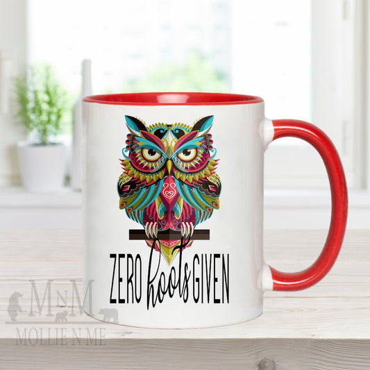 Zero Hoots Given 15oz Ceramic Mug