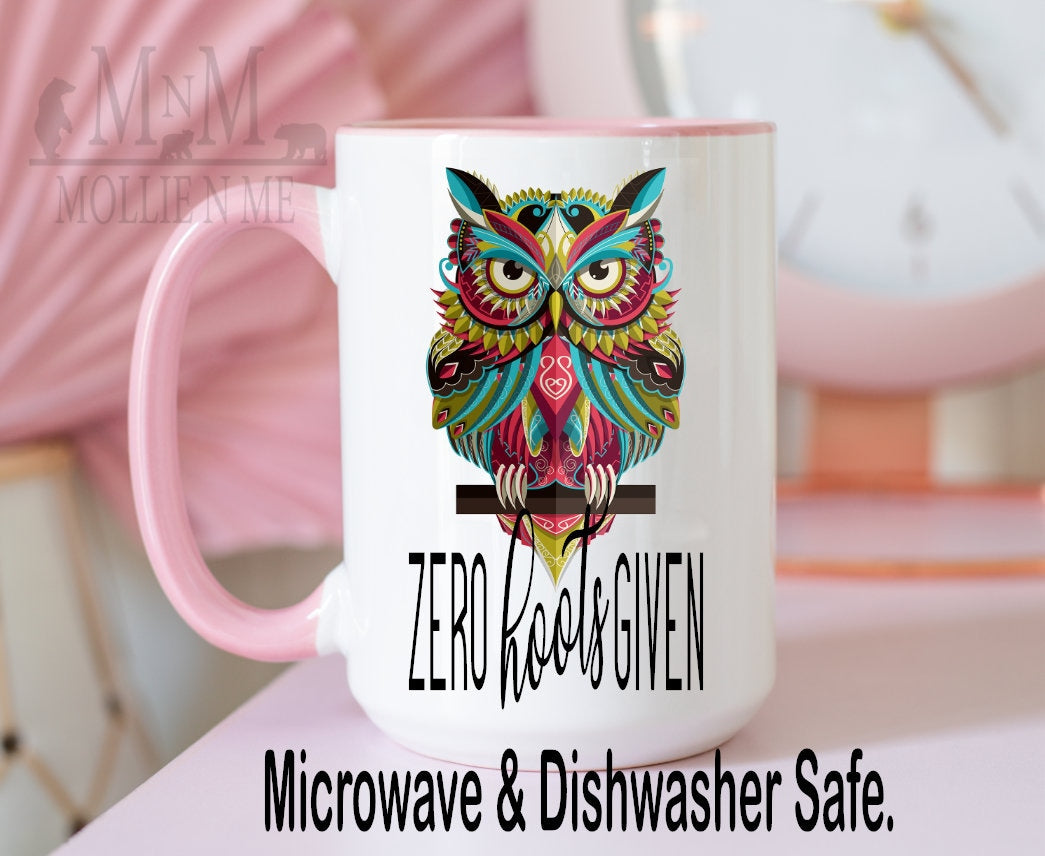 Zero Hoots Given 15oz Ceramic Mug