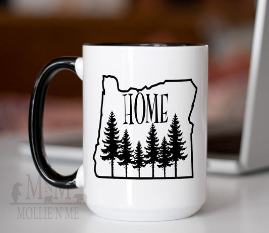 Oregon Home 15oz Ceramic Mug