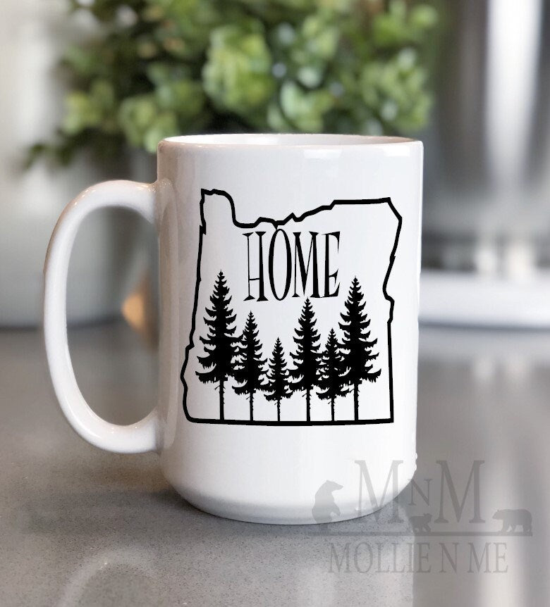 Oregon Home 15oz Ceramic Mug