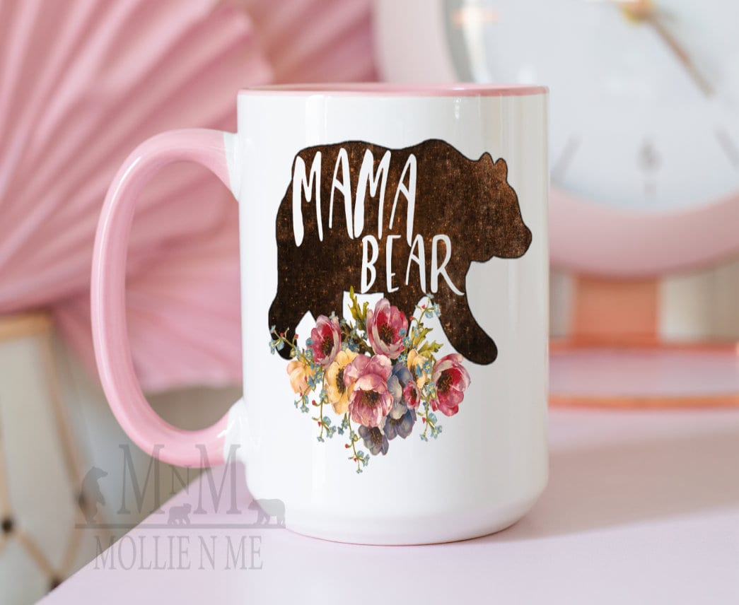 Mama Bear Ceramic 15oz Mug