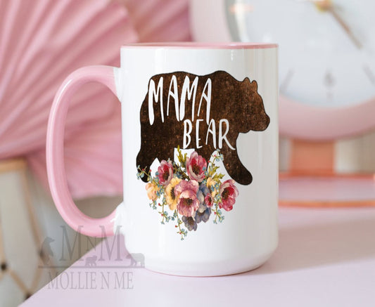 Mama Bear Ceramic 15oz Mug