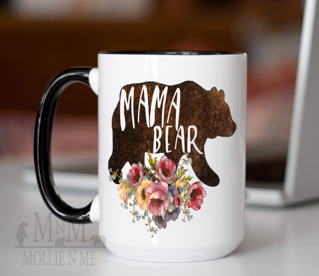 Mama Bear Ceramic 15oz Mug